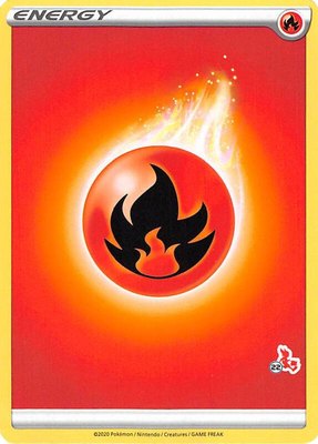 Fire Energy (#22 Cinderace Stamped), Battle Academy 2022