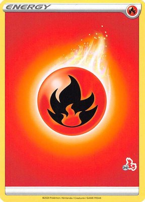 Fire Energy (#29 Cinderace Stamped), Battle Academy 2022