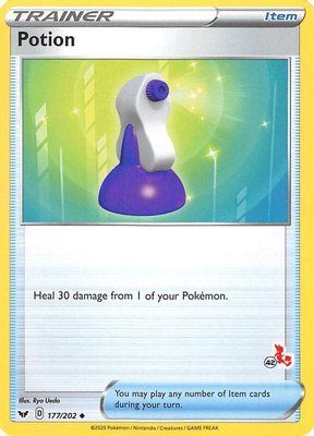 Potion (#42 Cinderace Stamped), Battle Academy 2022