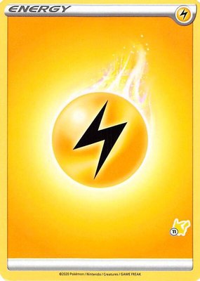 Lightning Energy (#11 Pikachu Stamped), Battle Academy 2022