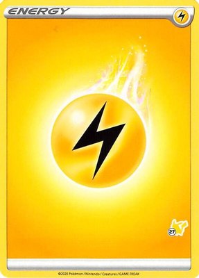 Lightning Energy (#27 Pikachu Stamped), Battle Academy 2022
