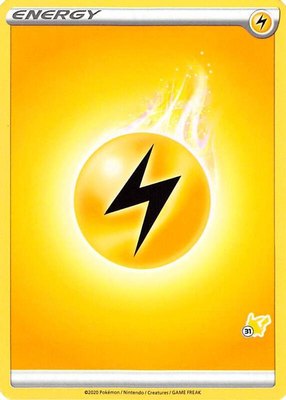 Lightning Energy (#31 Pikachu Stamped), Battle Academy 2022