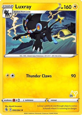 Luxray (#28 Pikachu Stamped), Battle Academy 2022