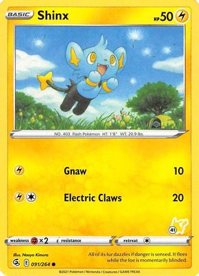 Shinx (#41 Pikachu Stamped), Battle Academy 2022