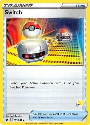 Switch (#36 Pikachu Stamped), Battle Academy 2022