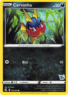 Carvanha (Eevee Stamped), Battle Academy 2022