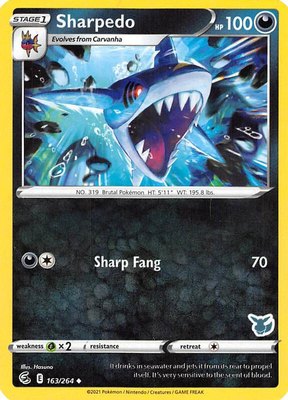 Sharpedo (Eevee Stamped), Battle Academy 2022
