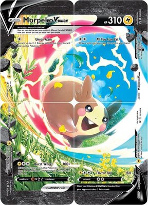 Morpeko V-Union [Set of 4], Sword & Shield Promo Cards