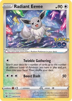 Radiant Eevee, Sword & Shield Promo Cards