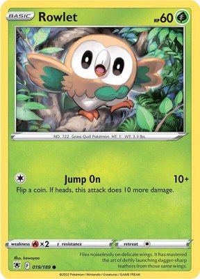 Rowlet, Astral Radiance