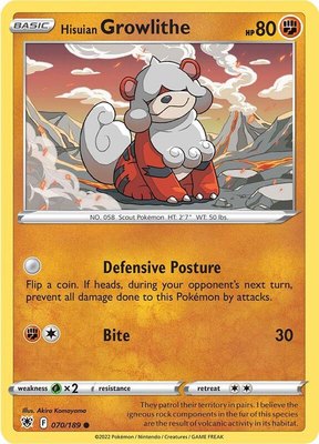 Hisuian Growlithe, Astral Radiance
