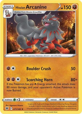 Hisuian Arcanine, Astral Radiance