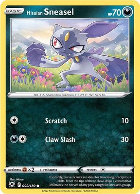 Hisuian Sneasel, Astral Radiance