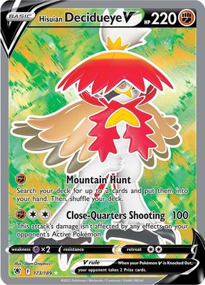 Hisuian Decidueye V (Full Art), Astral Radiance