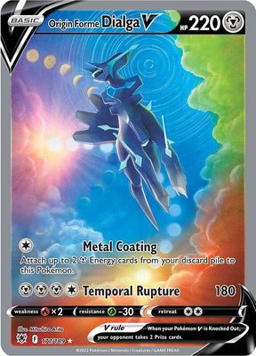 Origin Forme Dialga V (Alternate Full Art), Astral Radiance