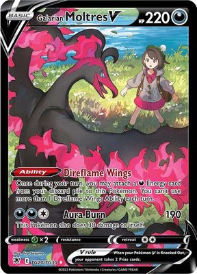 Galarian Moltres V, Astral Radiance Trainer Gallery