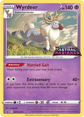 Wyrdeer, Sword & Shield Promo Cards