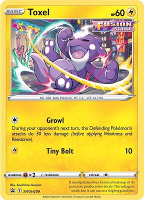 Toxel, Sword & Shield Promo Cards