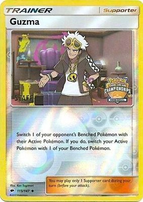 Guzma (Regional Championships) [Staff], League & Championship Cards