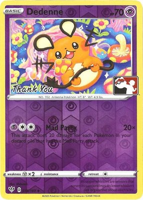 Dedenne (Pokemon League) [Thank You], League & Championship Cards