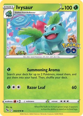 Ivysaur, Pokemon GO