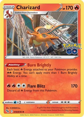 Charizard, Pokemon GO