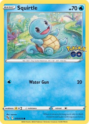 Squirtle, Pokemon GO