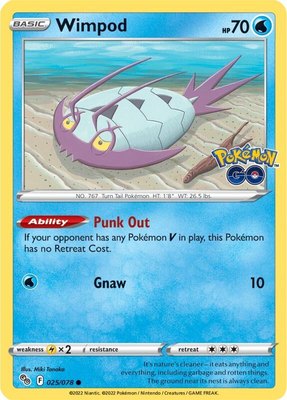 Wimpod, Pokemon GO