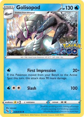 Golisopod, Pokemon GO