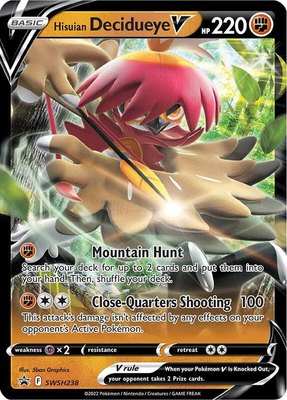 Hisuian Decidueye V, Sword & Shield Promo Cards