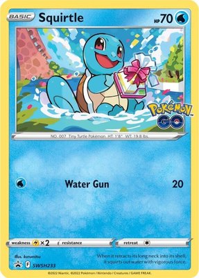 Squirtle, Sword & Shield Promo Cards