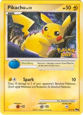 Pikachu (Pokemon Day Stamped), POP Series 6