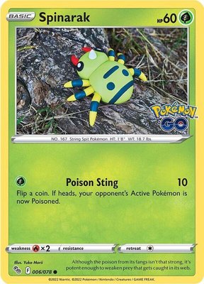 Spinarak, Pokemon GO