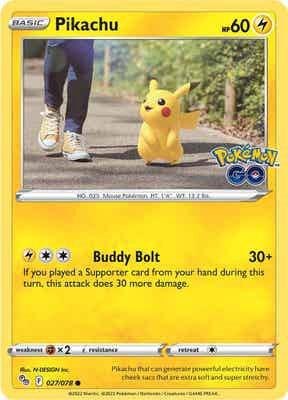 Pikachu (27), Pokemon GO