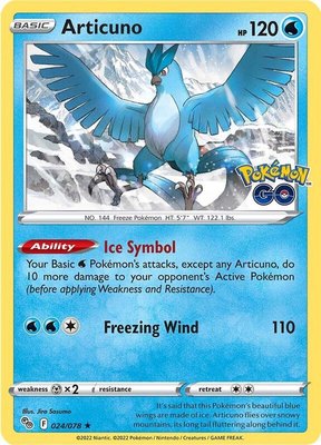 Articuno, Pokemon GO