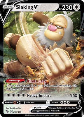 Slaking V, Pokemon GO