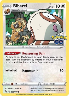 Bibarel, Pokemon GO