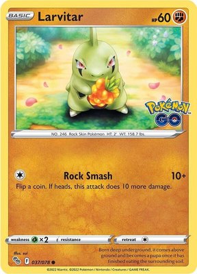 Larvitar, Pokemon GO