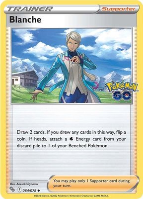 Blanche, Pokemon GO