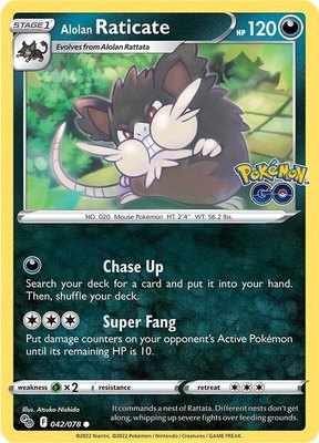 Alolan Raticate, Pokemon GO