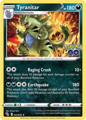 Tyranitar, Pokemon GO