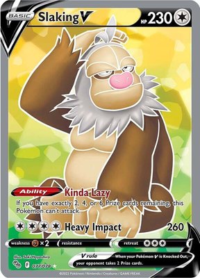Slaking V (Full Art), Pokemon GO