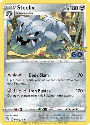 Steelix, Pokemon GO