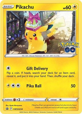 Pikachu, Sword & Shield Promo Cards