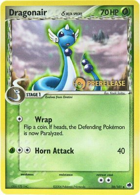 Dragonair (Delta Species) (Prerelease), Nintendo Promos