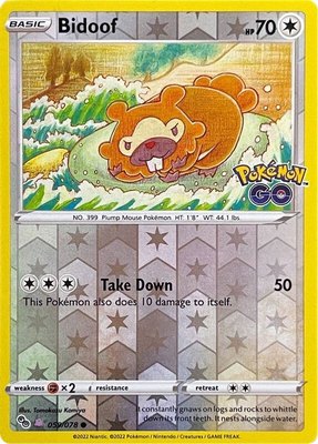 Bidoof (Peelable Ditto), Pokemon GO