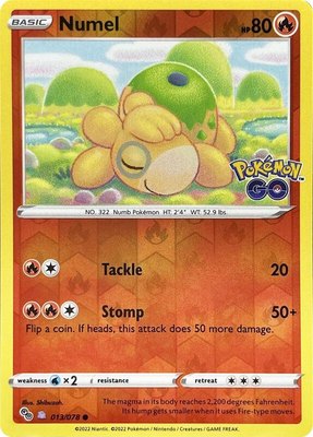 Numel (Peelable Ditto), Pokemon GO
