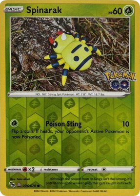Spinarak (Peelable Ditto), Pokemon GO
