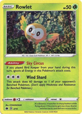 Rowlet, McDonald's Promos 2022