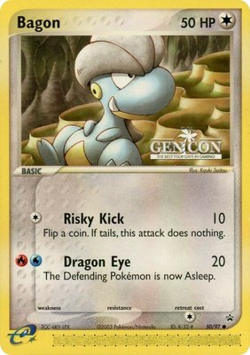 Bagon (Gen Con 2004 Promo), Nintendo Promos
